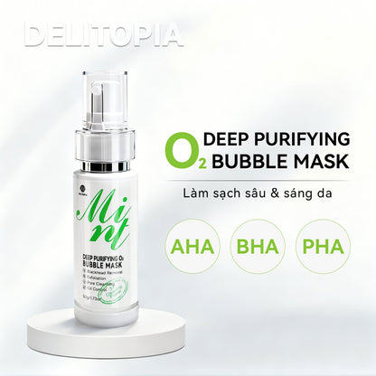 3-IN-1 DEEP PURIFYING O₂ BUBBLE MASK