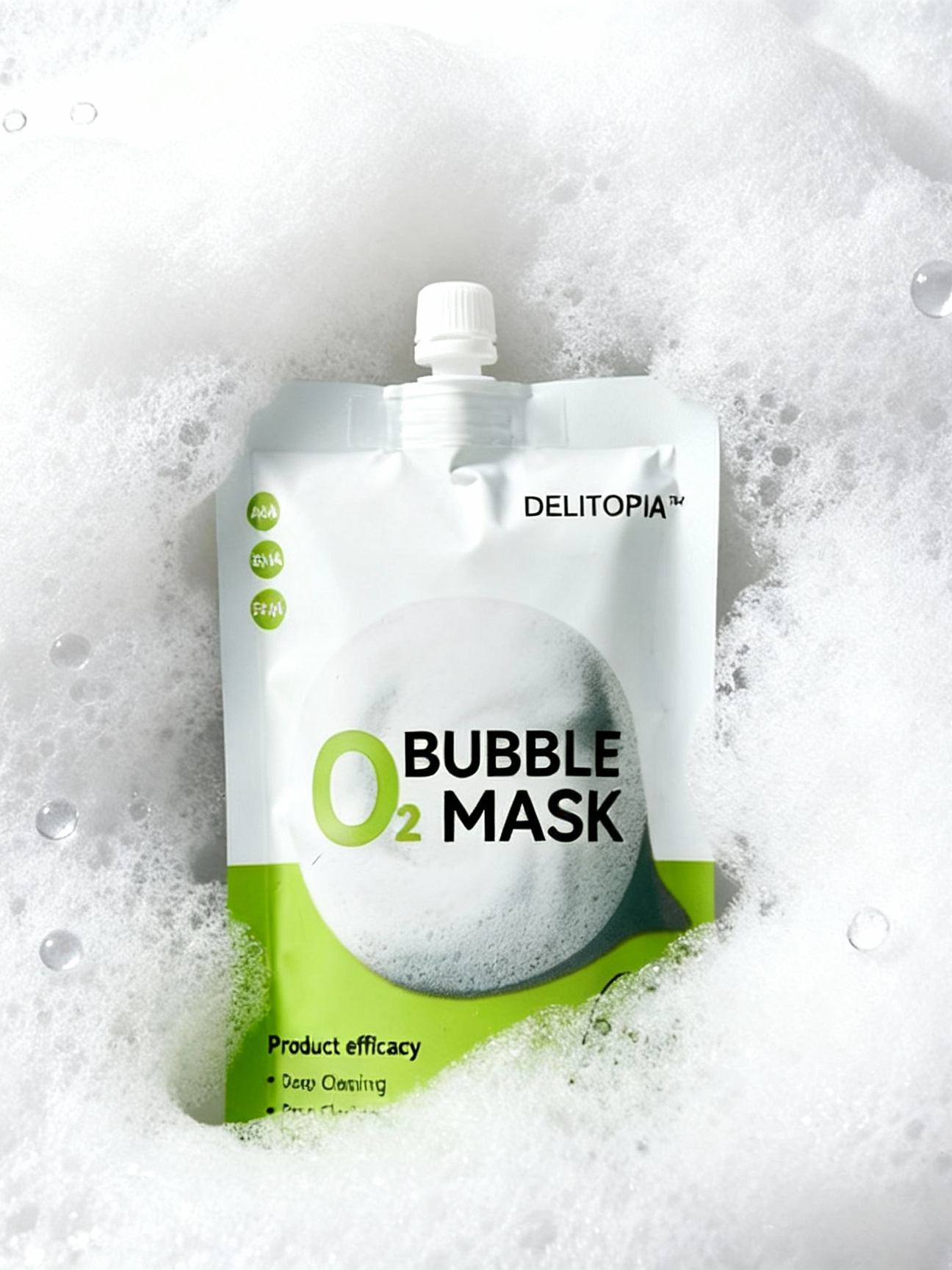3-IN-1 DEEP PURIFYING O₂ BUBBLE MASK
